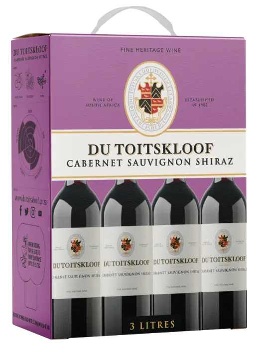 Picture of DU TOITSKLOOF CAB/SHIRAZ 3000ML