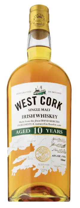 Picture of WEST CORK 10 YR 750ML