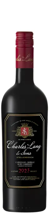 Picture of CHARLES LANG & SONS THE RED BLEND 750ML