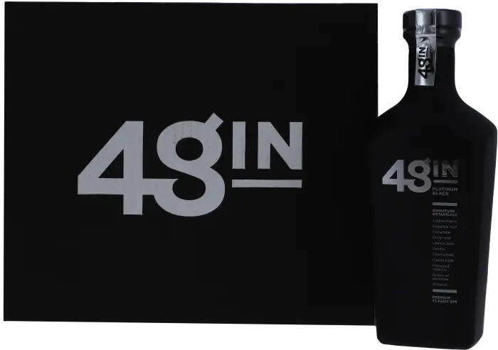 Picture of 48 GIN PLATINUM BLACK BOTTLE 750ML x 6
