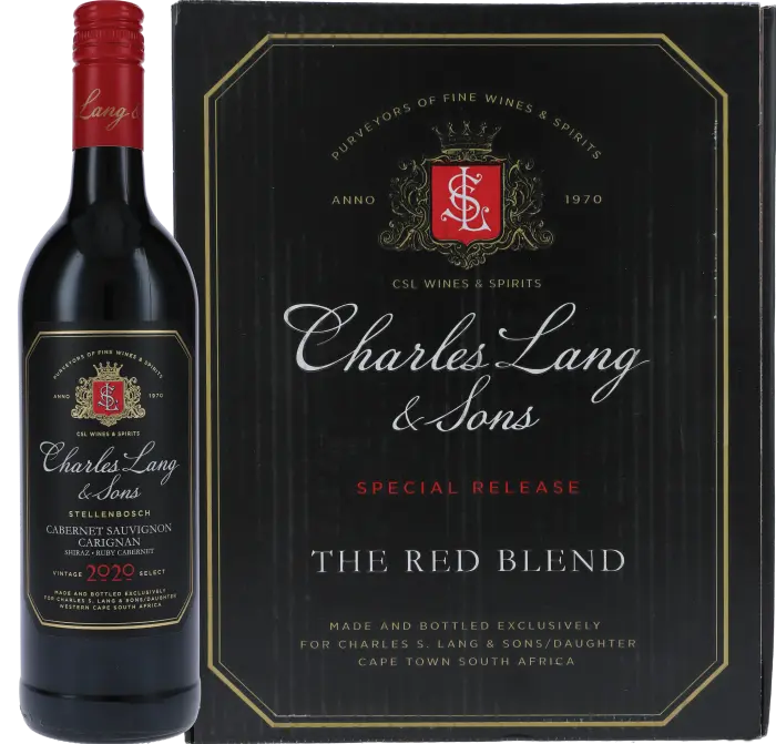 Picture of CHARLES LANG & SONS THE RED BLEND 750ML x 6