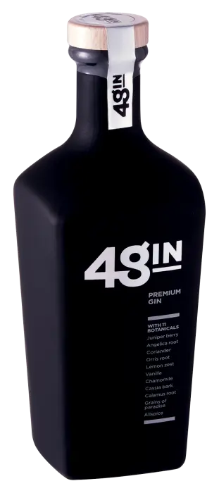 Picture of 48 GIN PLATINUM BLACK BOTTLE 750ML