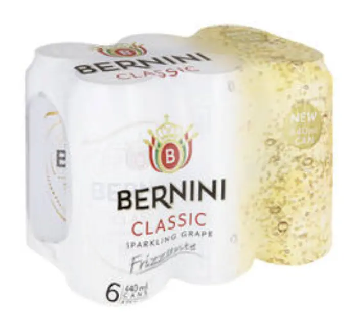 Picture of BERNINI FLAVOUR CANS CLASSIC 440ML x 6