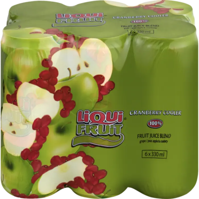 Picture of LIQUI FRUIT CAN CRANBERRY COOLER 300ML x 6