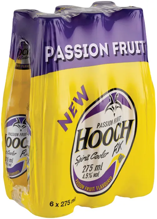 Picture of HOOCH FOX NRB PASSION FRUIT 275ML x 6