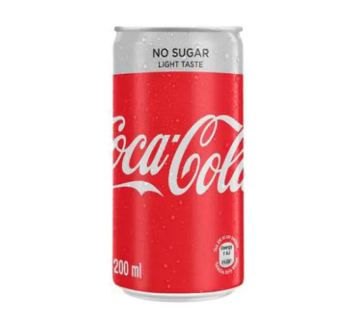 Picture of MIN CAN N/S COKE LIGHT 200ML