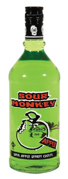 Picture of SOUR MONKEY SOUR APPLE 750ML x 6