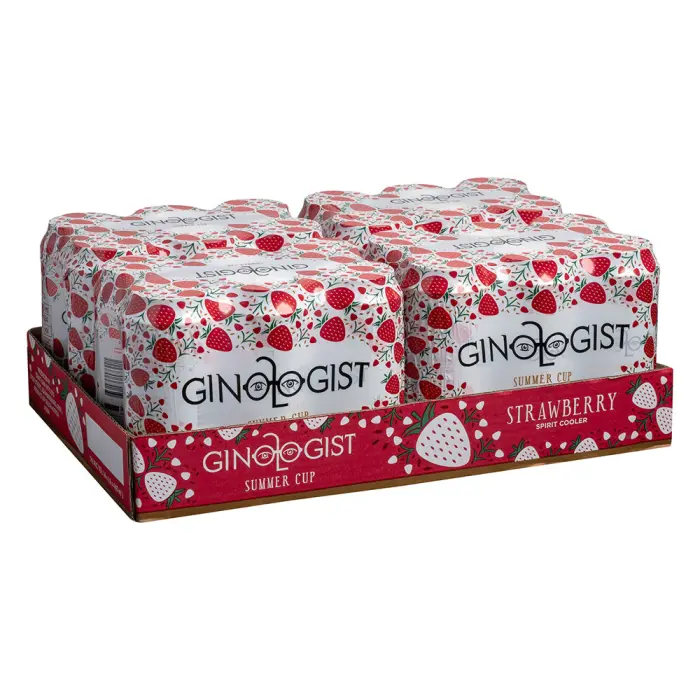 Picture of GINOLOGIST FLAVOURS STRAWBERRY CUP 440ML x 24