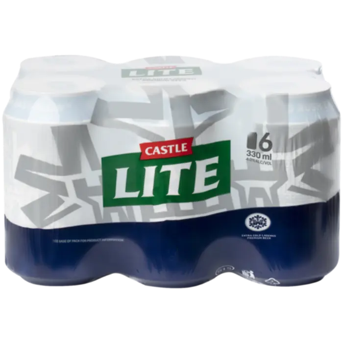 Picture of CASTLE LITE CAN 330ML x 6