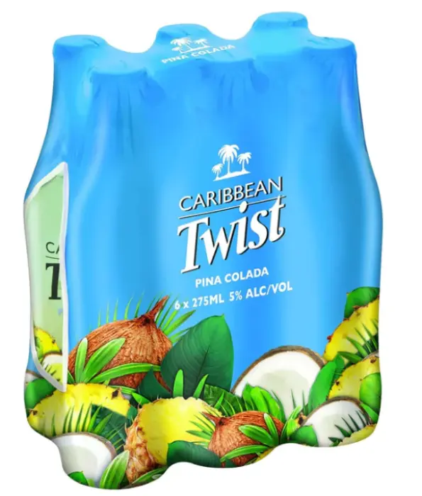 Picture of CARIB TWIST NRB PINA COLADA 275ML x 6