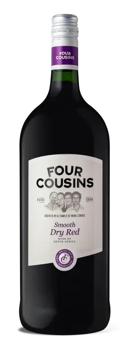 Picture of FOUR COUSINS DRY RED x 6