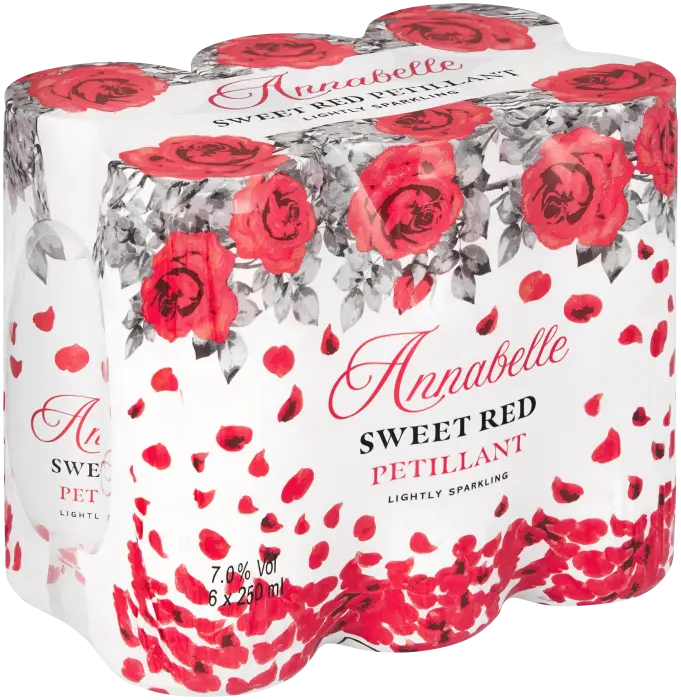 Picture of ANNABELLE SWEET RED PETILLANT CAN 250ML x 6