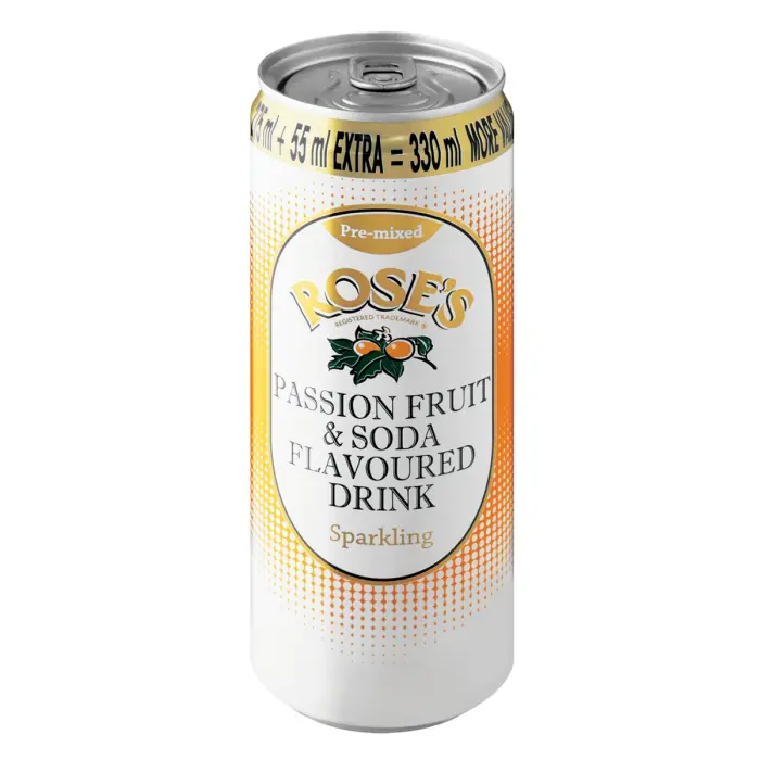 Picture of ROSES JUICE PASSION +SODA 275ML