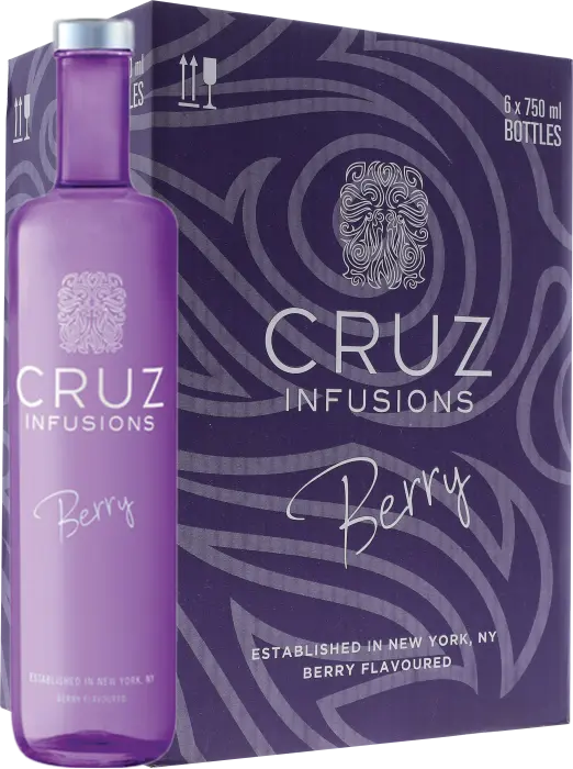 Picture of CRUZ FLAVOURS VODKA BERRYLICIOUS 750ML x 6