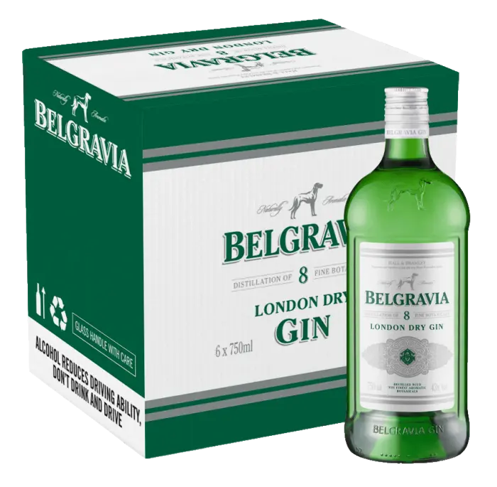 Picture of BELGRAVIA GIN 750ML x 6