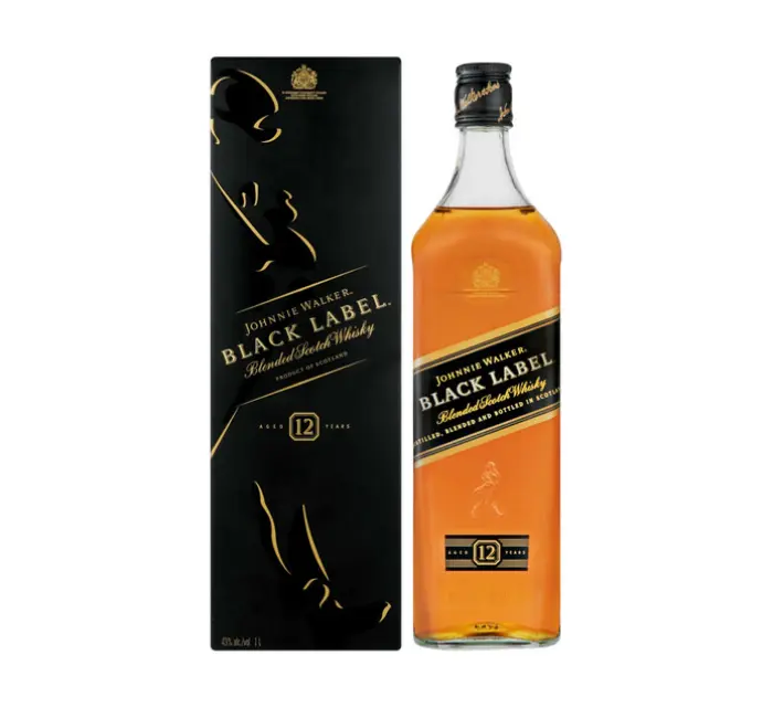 Picture of JOHNNIE WALKER BLACK LABEL SCOTCH WHISKY 1000ML