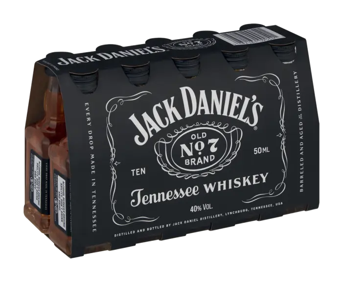 Picture of JACK DANIELS WHISKEY 50ML x 10