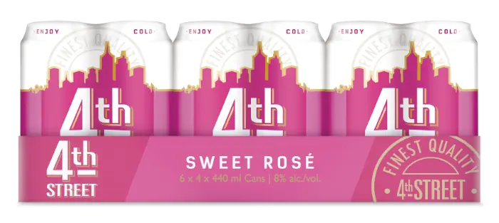 Picture of 4TH STREET SWEET ROSE CAN SWEET ROSE 440ML x 24