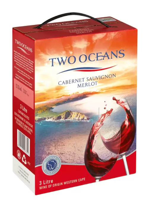 Picture of TWO OCEANS CABERNET SAUVIGNON MERLOT 3000ML