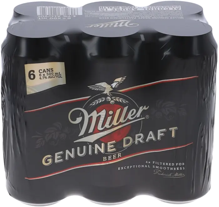Picture of MILLER GENUINE DRAUGHT CAN 500ML x 24