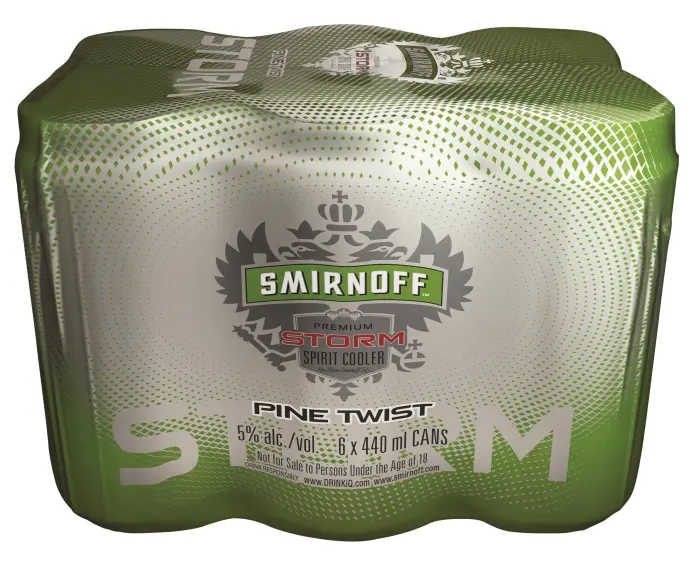 Picture of SMIRNOFF ICE CAN PINE TWIST 440ML x 6