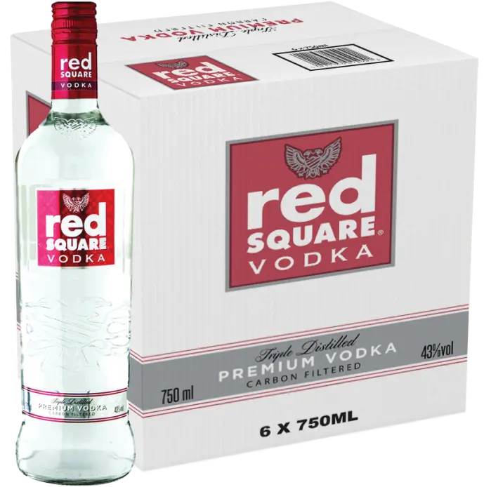 Picture of RED SQUARE FLAVOURED ORIGINAL 750ML x 6