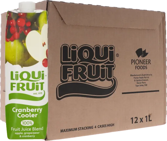 Picture of LIQUI FRUIT CARTON CRANBERRY COOLER 1000ML x 12