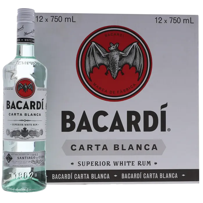 Picture of BACARDI CARTA BLANCA 750ML x 12