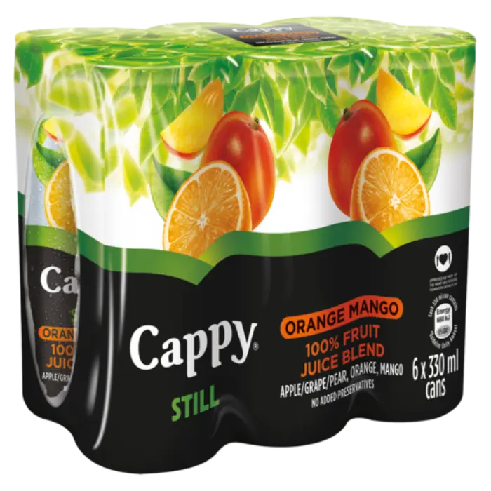 Picture of CAPPY FLAVOURS 330ML x 6
