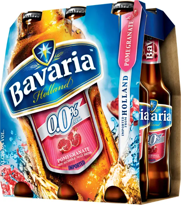 Picture of BAVARIA ZERO MALT POMERGRANATE 330ML x 6