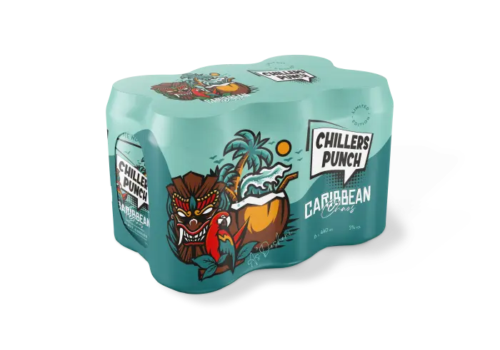 Picture of CHILLERS PUNCH CARRIBEAN CHAOS 440ML x 6