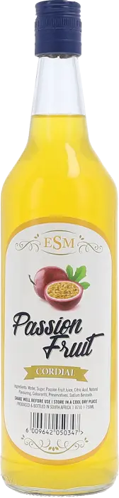 Picture of ESM CORDIAL FLAVOURS PASSIONFRUIT 750ML