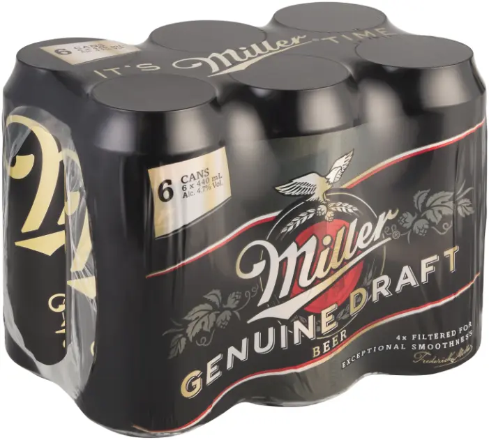 Picture of MILLER GENUINE DRAUGHT 440ML x 6