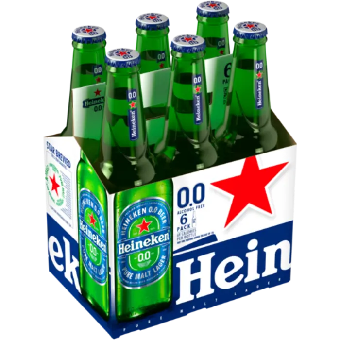 Picture of HEINEKEN 0.0 ALCOHOL NRB 330ML x 6