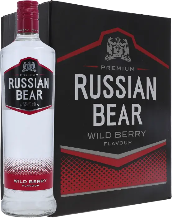 Picture of RUSSIAN BEAR FLAVOURS WILD BERRY 750ML x 6