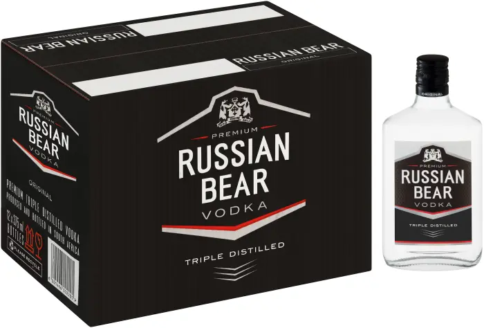 Picture of RUSSIAN BEAR VODKA 375ML x 12