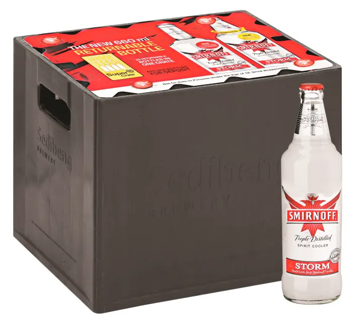 Picture of SMIRNOFF STORM NRB 660ML x 12