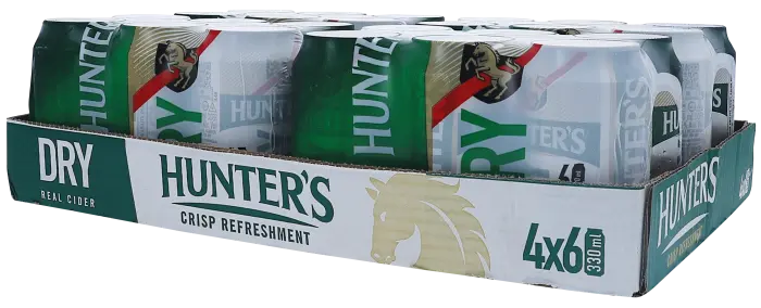 Picture of HUNTERS DRY CAN 330ML x 24