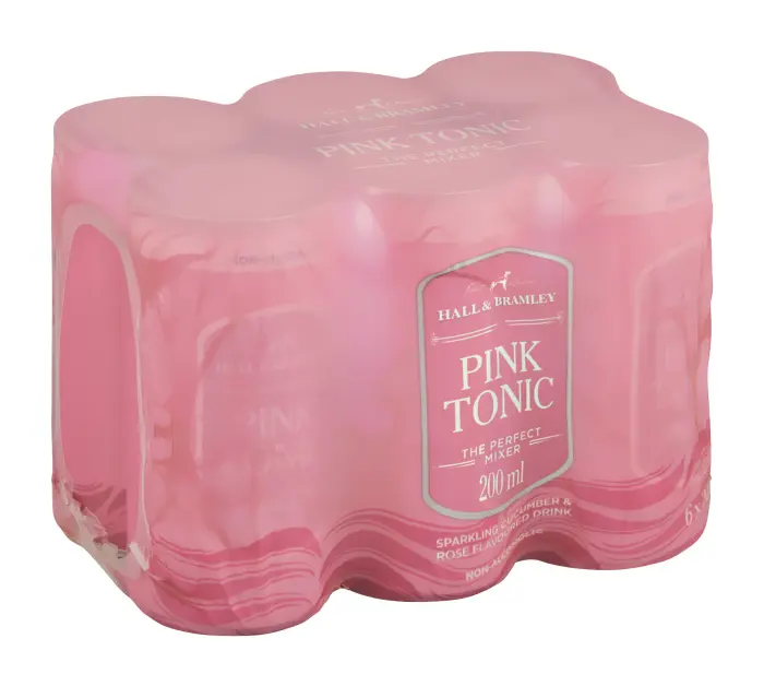 Picture of HALL & BRAMLEY CAN PINK TONIC 200ML x 6