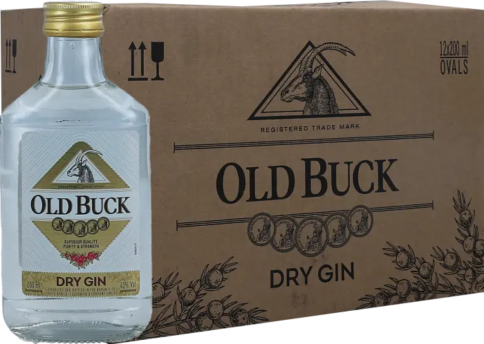 Picture of OLD BUCK GIN 200ML x 12