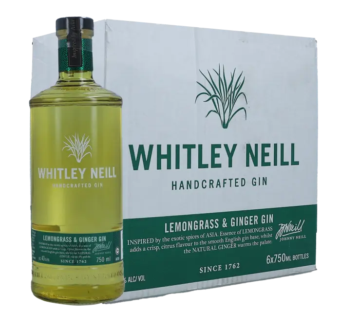 Picture of WHITLEY NEILL FLAVOURS LEMONGRASS+GINGER 750ML x 6