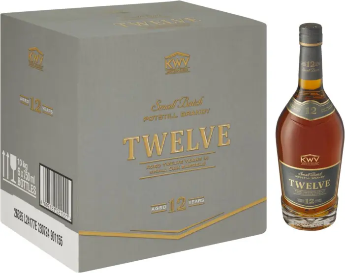 Picture of KWV 12YR BRANDY 750ML x 6