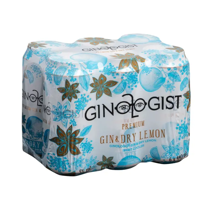 Picture of GINOLOGIST FLAVOURS GIN & DRY LEMON 440ML x 6