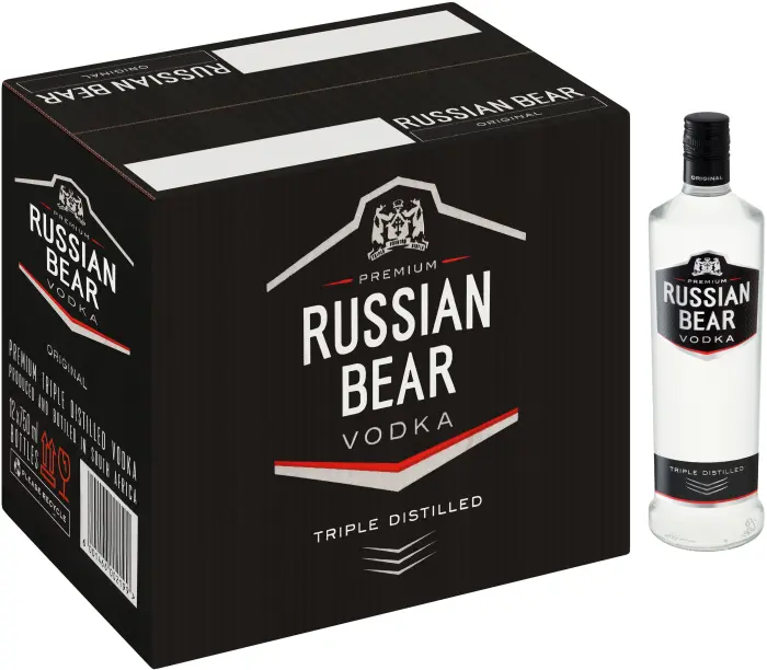 Picture of RUSSIAN BEAR VODKA 750ML x 12