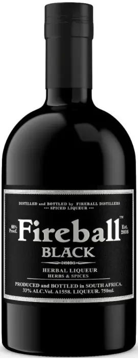 Picture of FIREBALL BLACK HERBAL LIQUEUR 750ML x 6