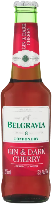 Picture of BELGRAVIA FLAVOURS  GIN+DARK CHERRY 275ML x 6