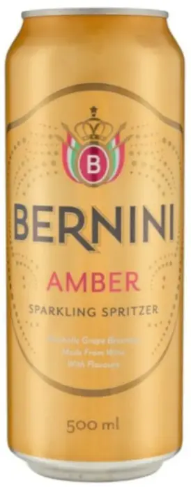 Picture of BERNINI FLAVOUR CAN AMBER 500ML x 12