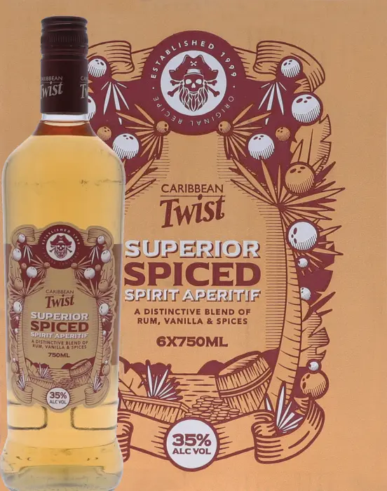 Picture of CARIB TWIST SPICED RUM 750ML x 6