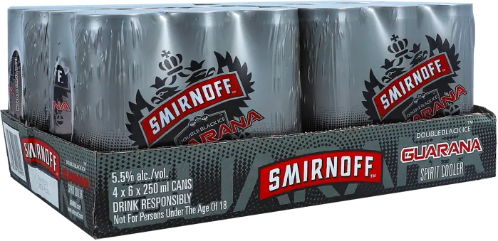 Picture of SMIRNOFF ICE DBL BLACK 250ML x 24