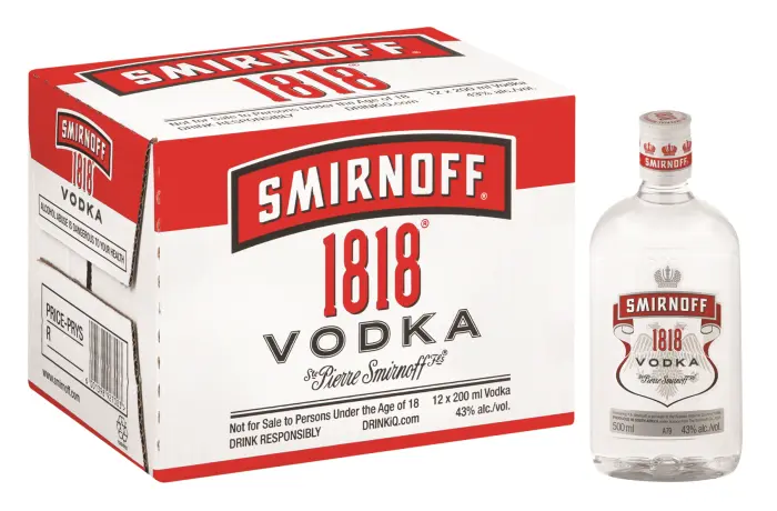 Picture of SMIRNOFF 1818 VODKA 200ML x 12